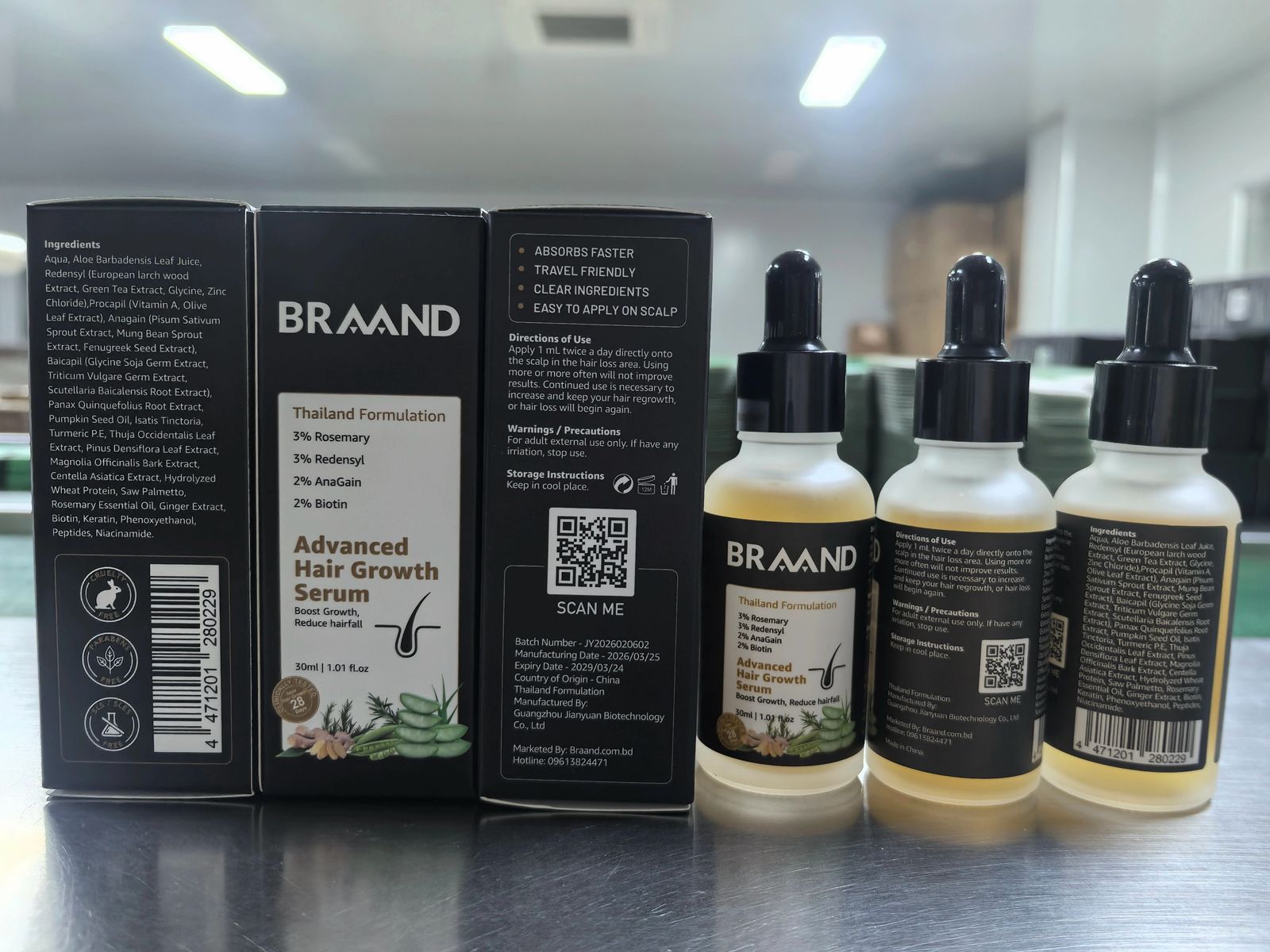 Braand Advanced Hair Growth Serum